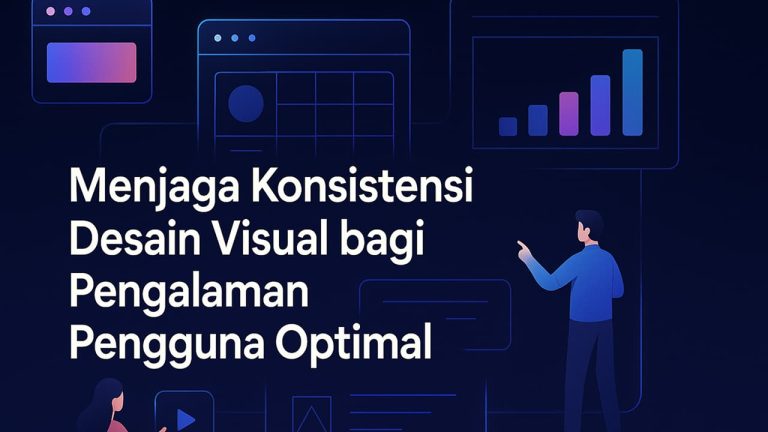 menjaga konsistensi desain visual