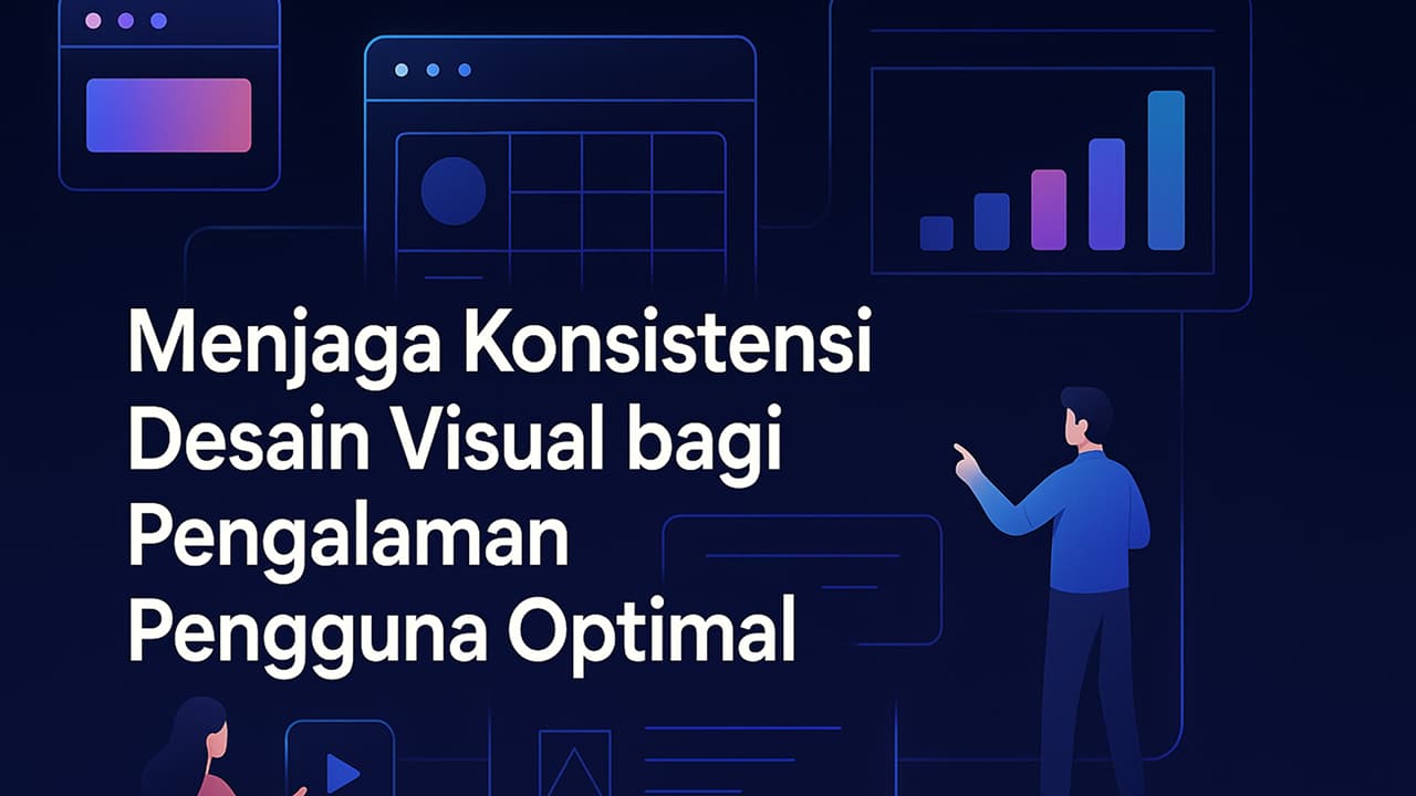 menjaga konsistensi desain visual